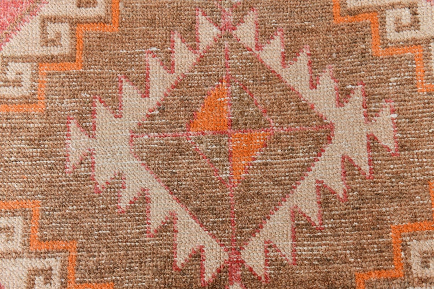 Chodnik 75x357 cm, czerwony, wełna, lata 70. - 217081