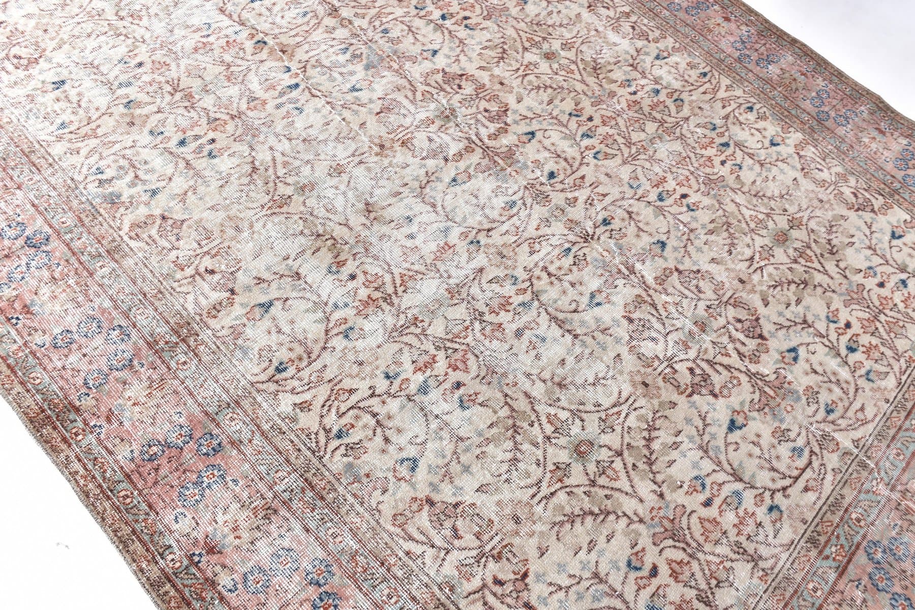 Rug 301x210 cm, beige, wool, Turkey, 1970s. - 216983