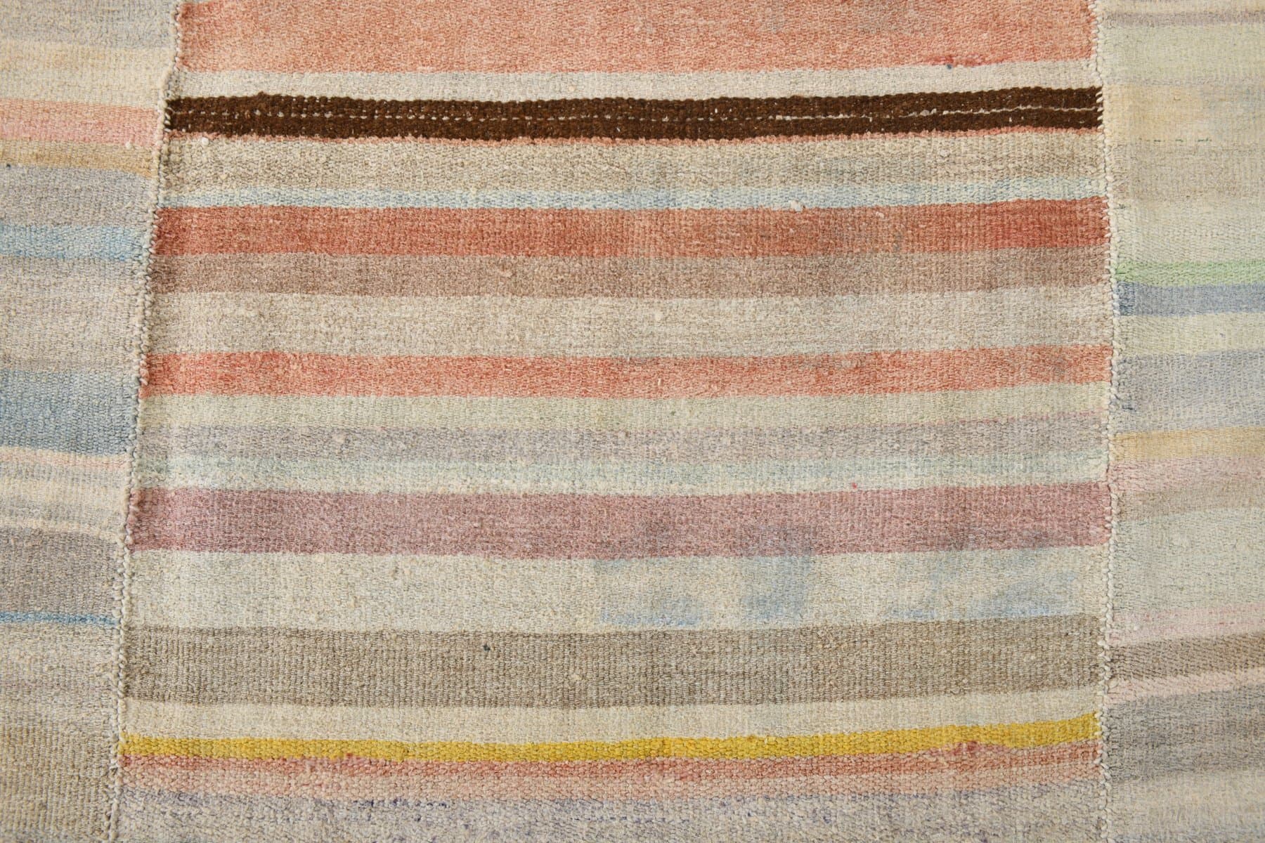 Kilim 344x308 cm, blond, hemp, 1970s - 216974