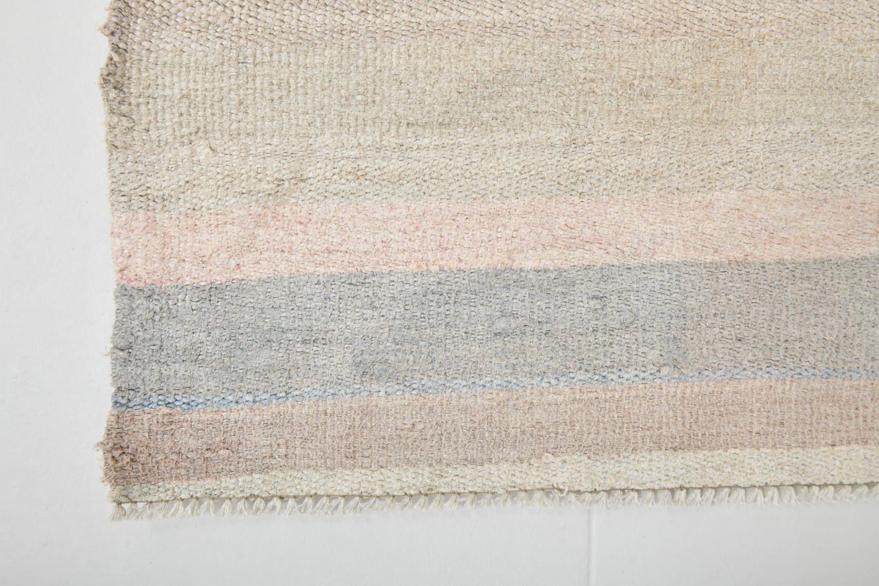 Kilim 344x308 cm, blond, hemp, 1970s - 216969