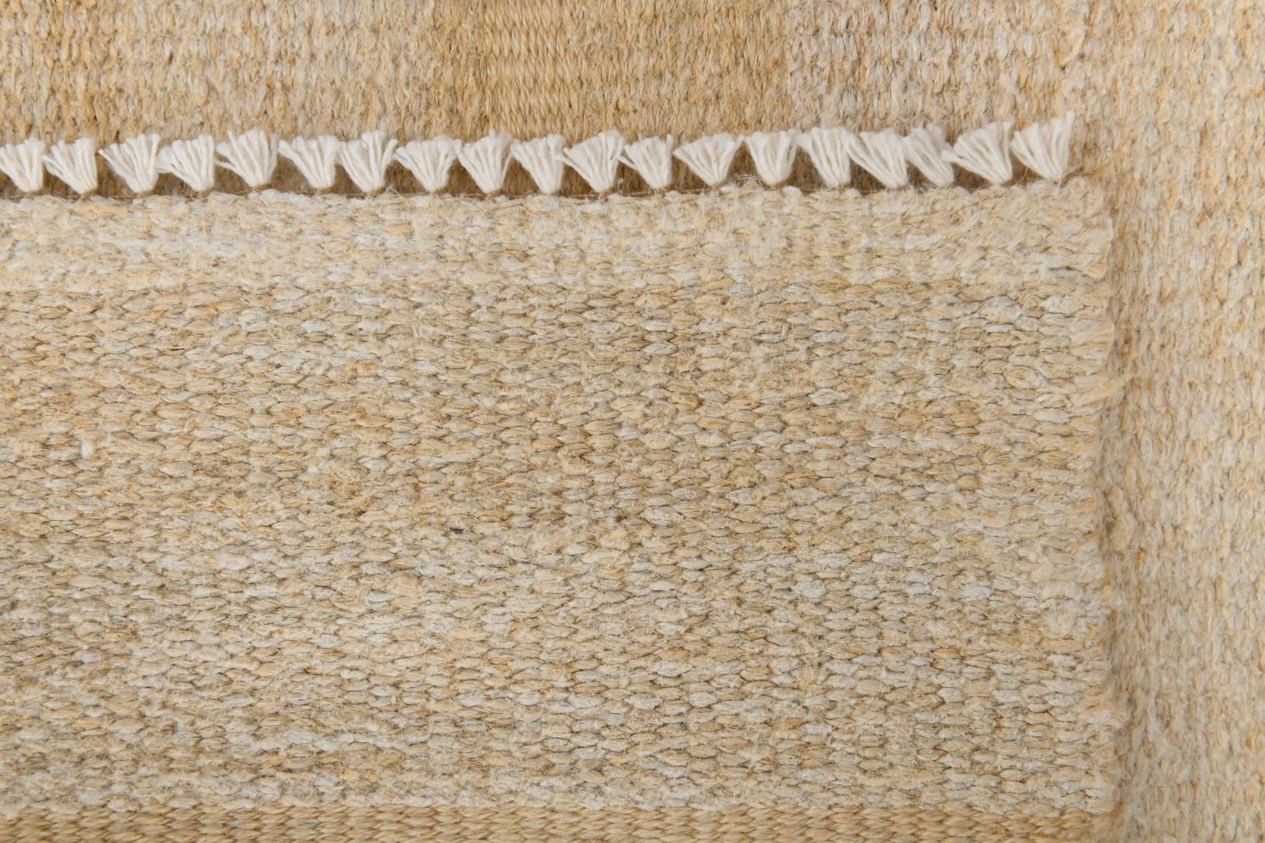 Chodnik 198x58 cm, beżowy, konopie, lata 70. - 216965