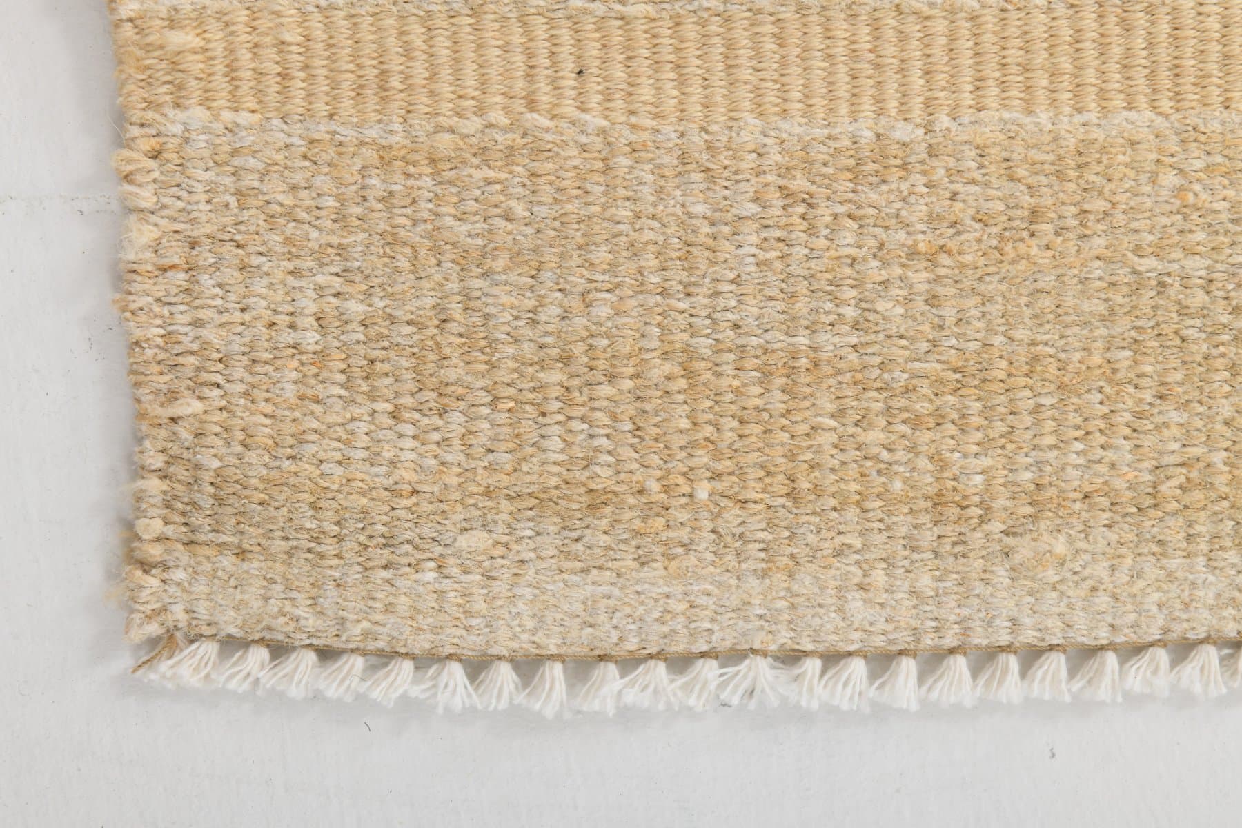 Chodnik 198x58 cm, beżowy, konopie, lata 70. - 216962