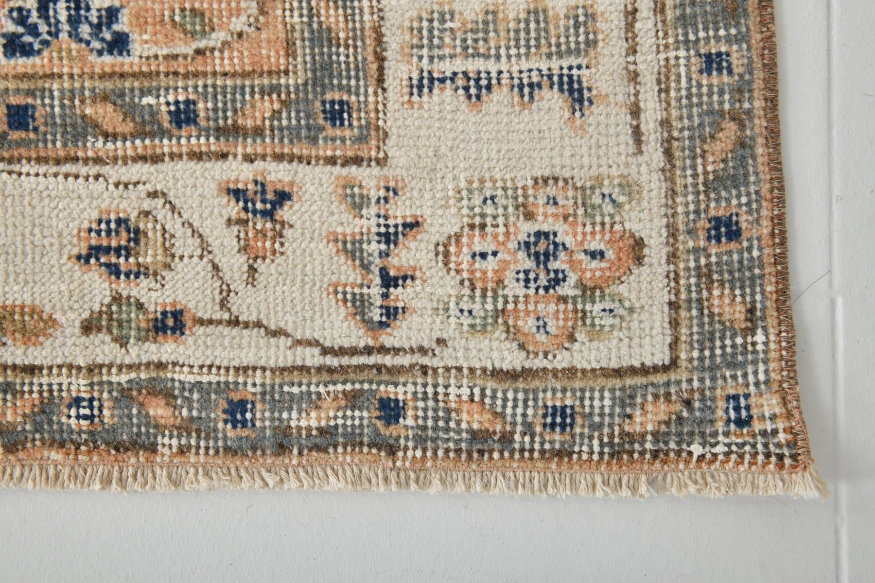 Dywan 231x157 cm, beżowy, wełna, Turcja, lata 70. - 216906