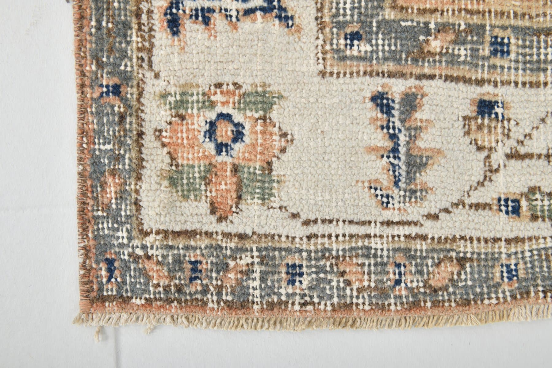 Dywan 231x157 cm, beżowy, wełna, Turcja, lata 70. - 216905