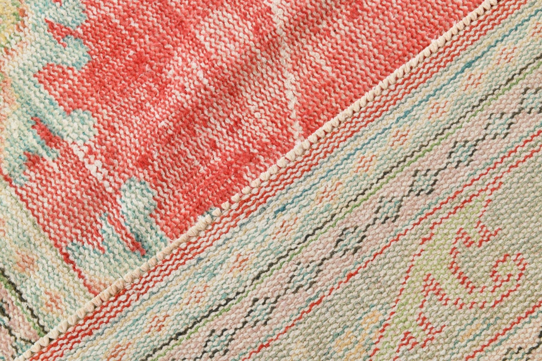 Rug 320x201 cm, red, wool, 1970s - 216849