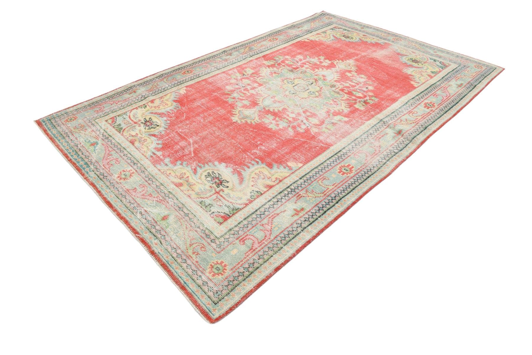 Rug 320x201 cm, red, wool, 1970s