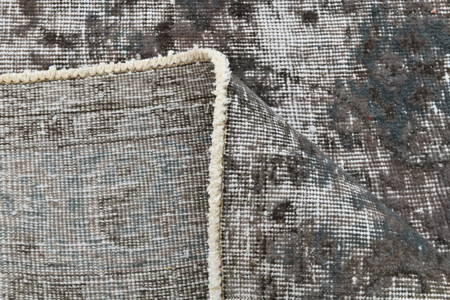 Rug 215x325 cm, Grey, Wool, 1960s - 216823