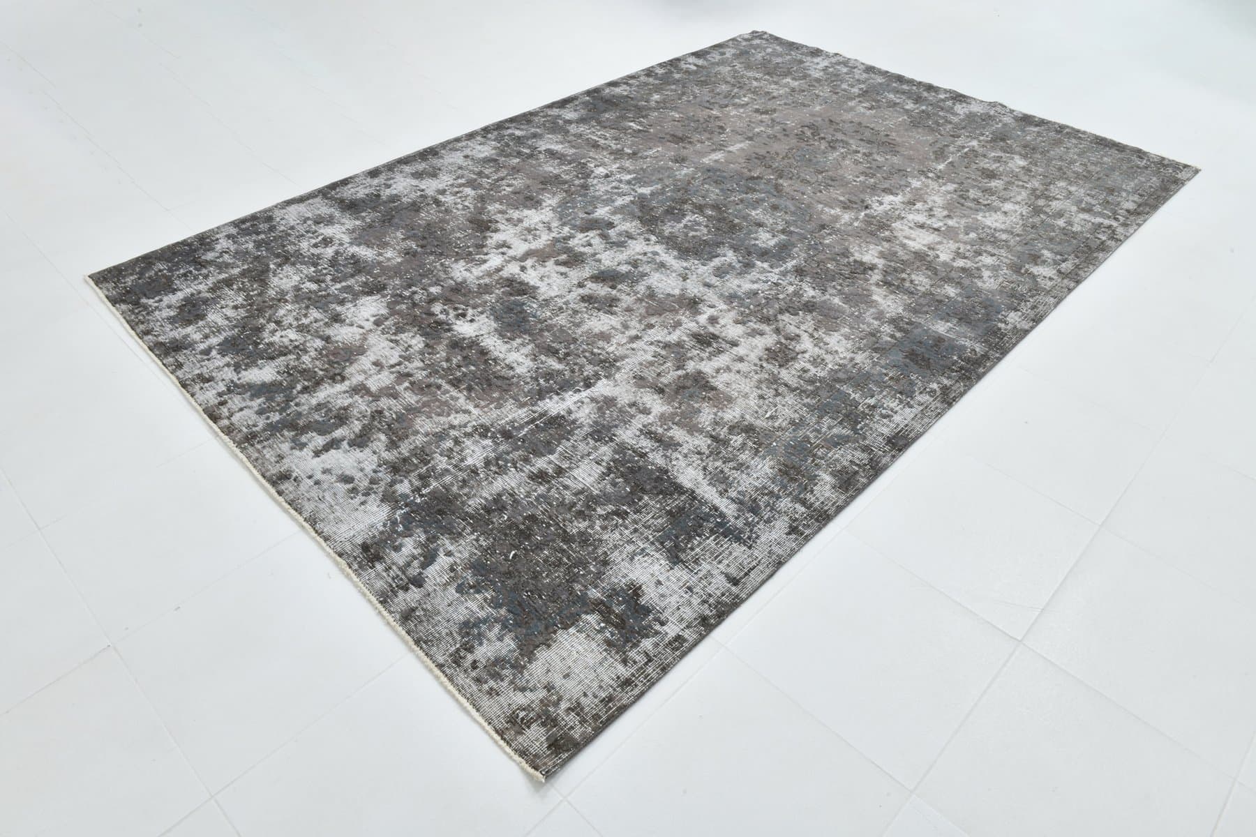 Rug 215x325 cm, Grey, Wool, 1960s - 216825
