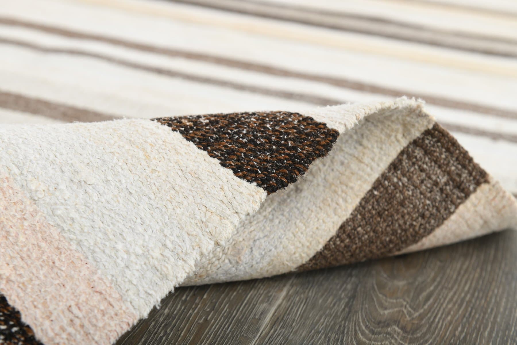 Rug 228x353 cm, beige, hemp, 1970s - 216720