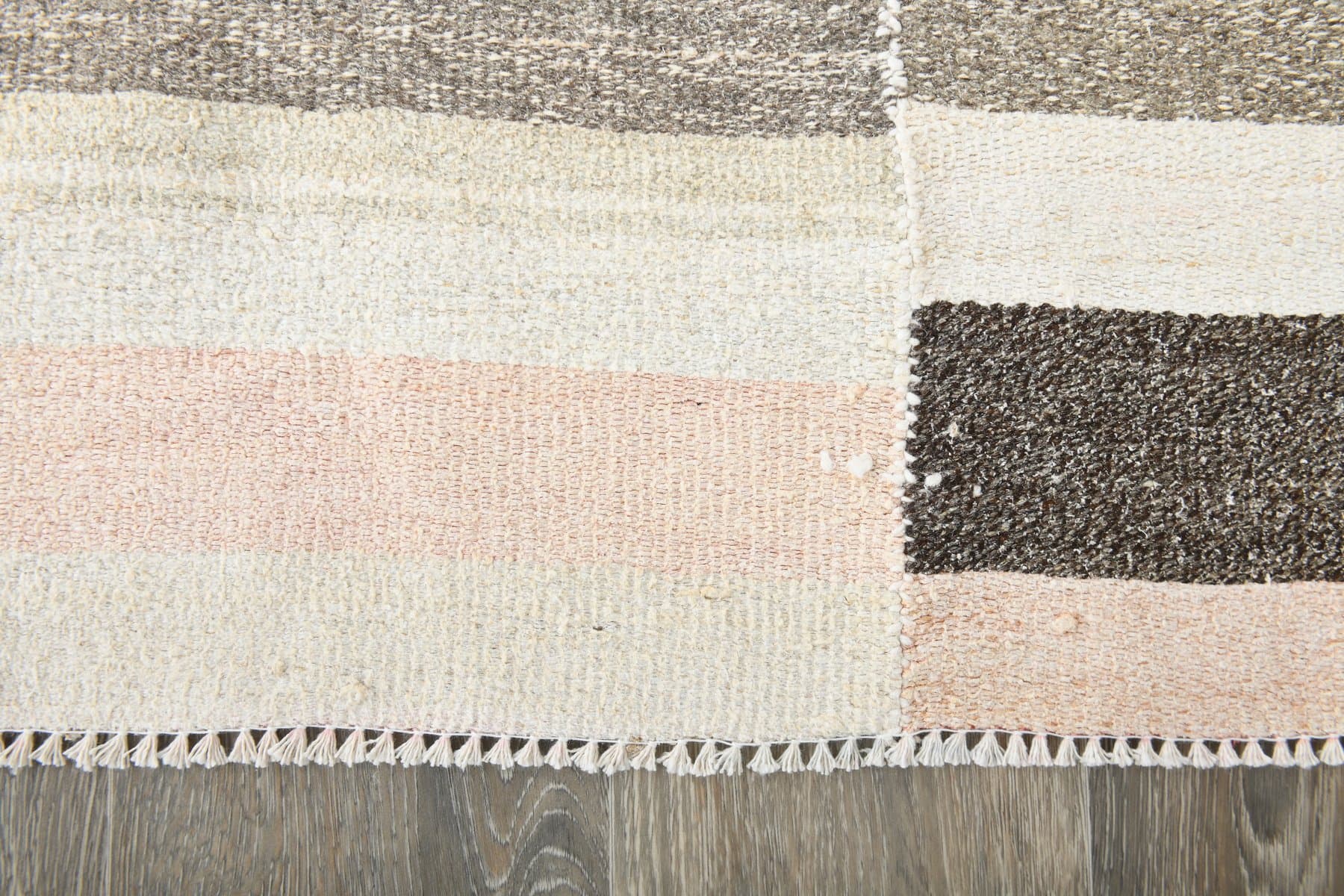 Rug 228x353 cm, beige, hemp, 1970s - 216718