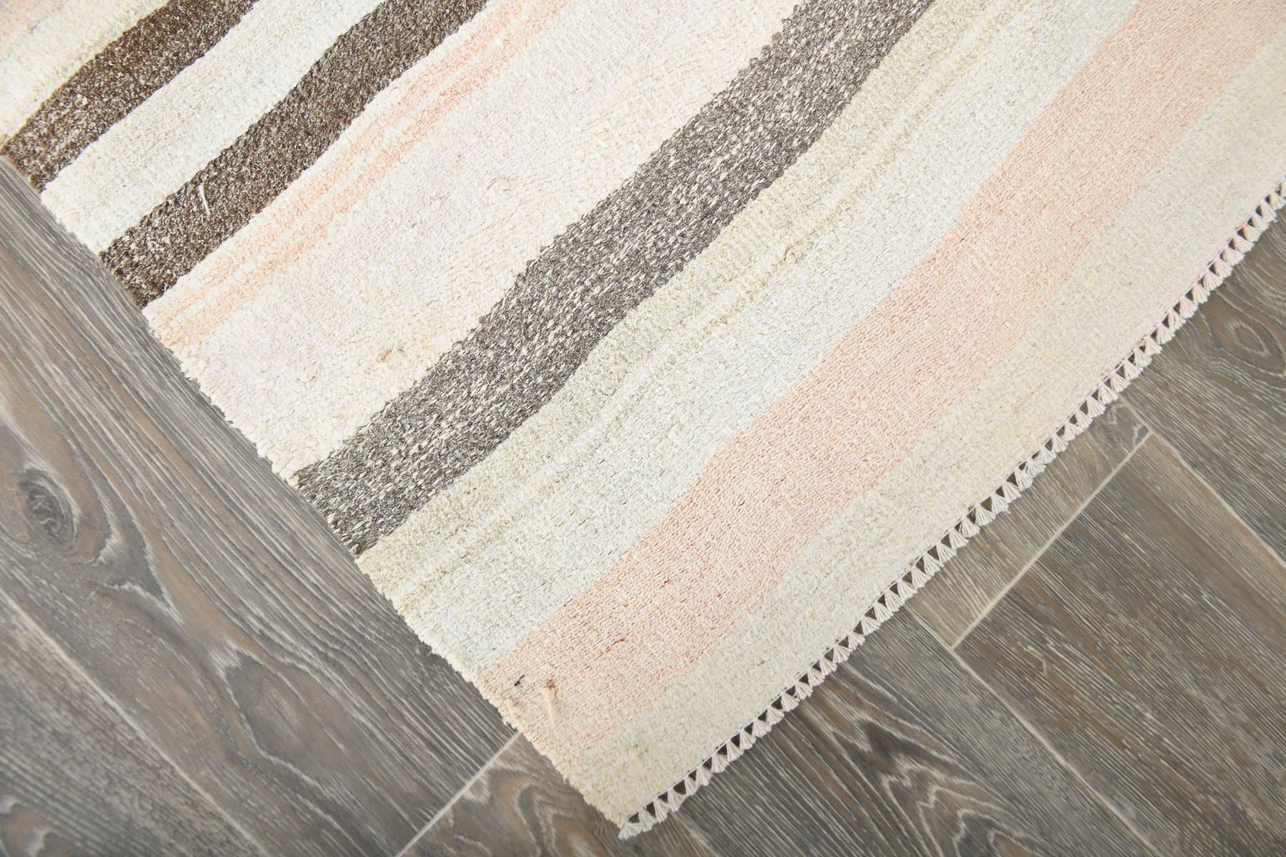 Rug 228x353 cm, beige, hemp, 1970s - 216716