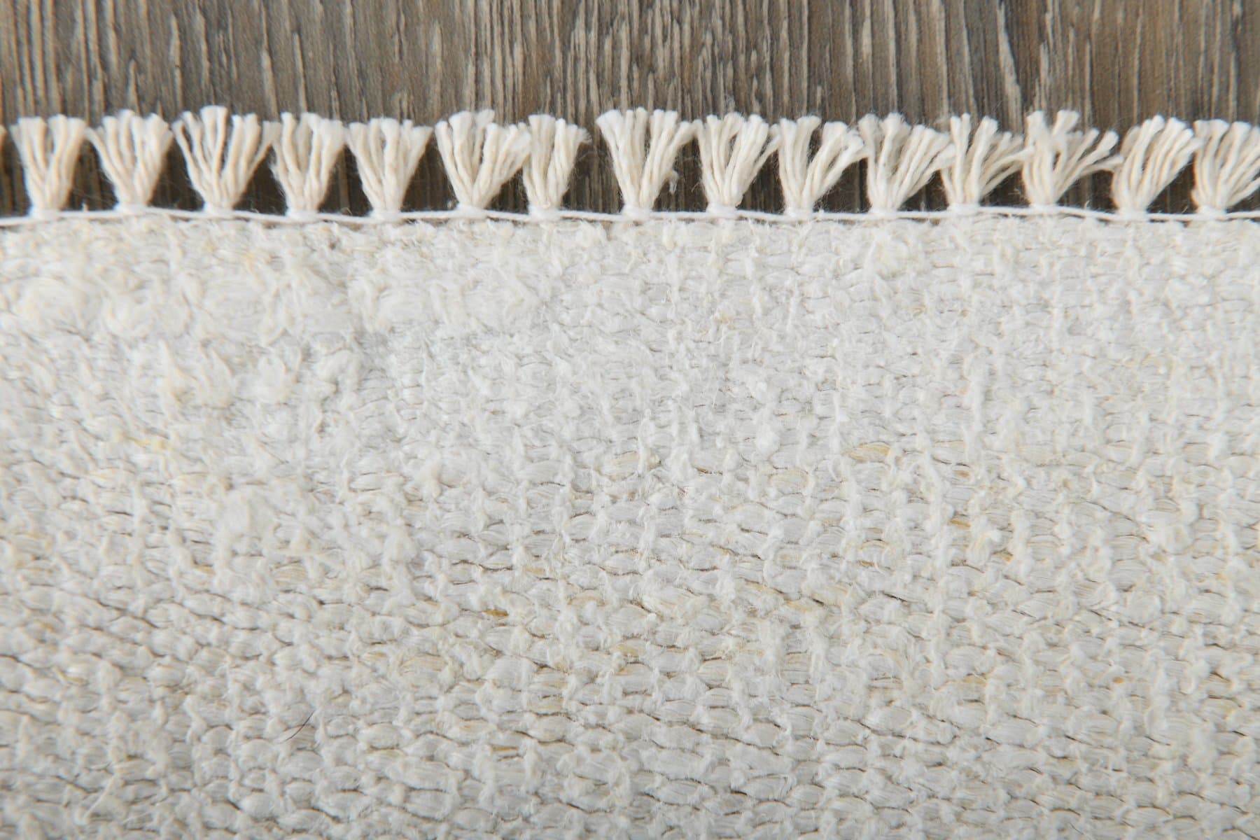 Kilim 278x240 cm, beżowy, konopie, lata 70. - 215986