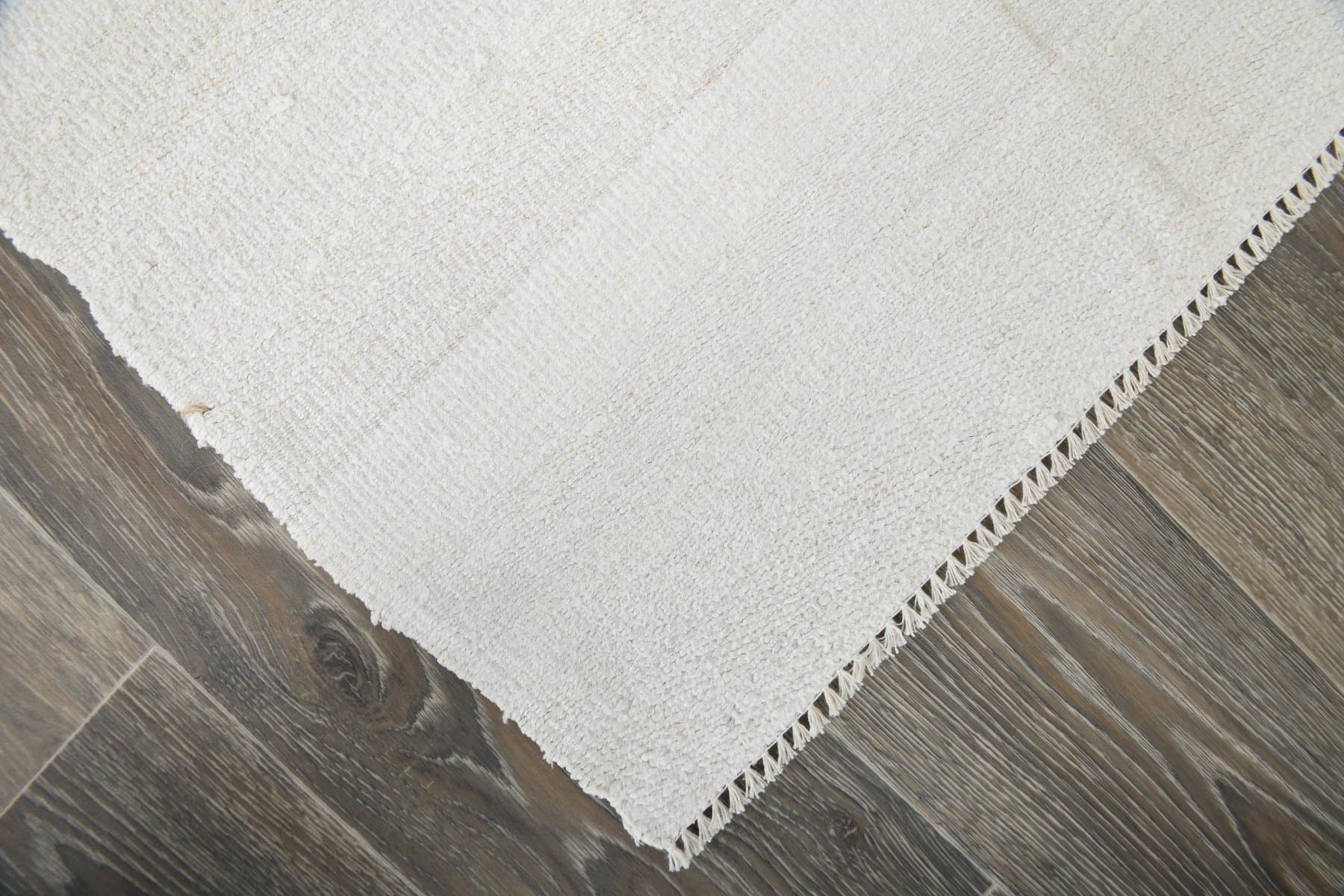 Kilim 278x240 cm, beżowy, konopie, lata 70. - 215984