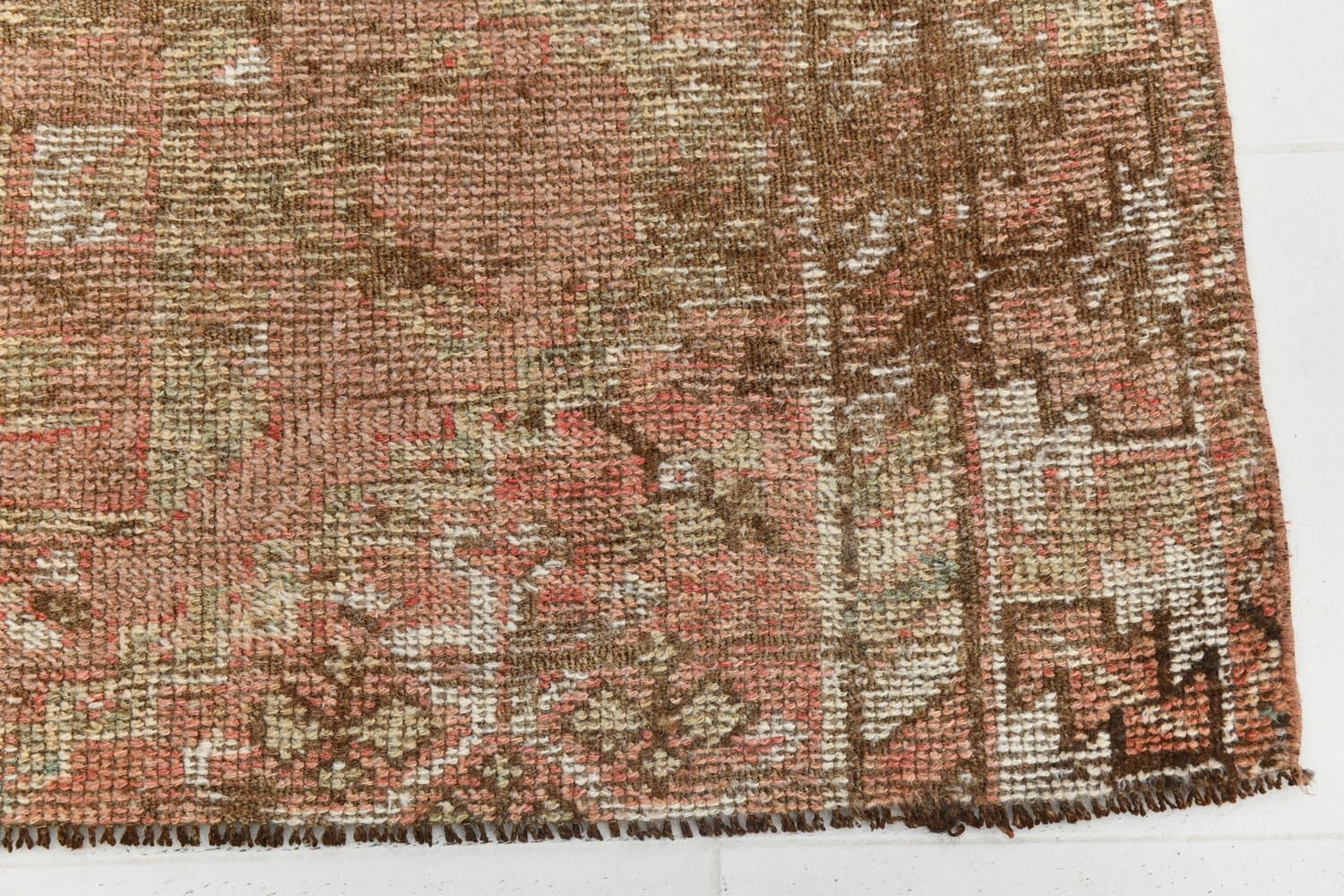 Rug 152x298 cm, brown, wool, 1960s - 215962