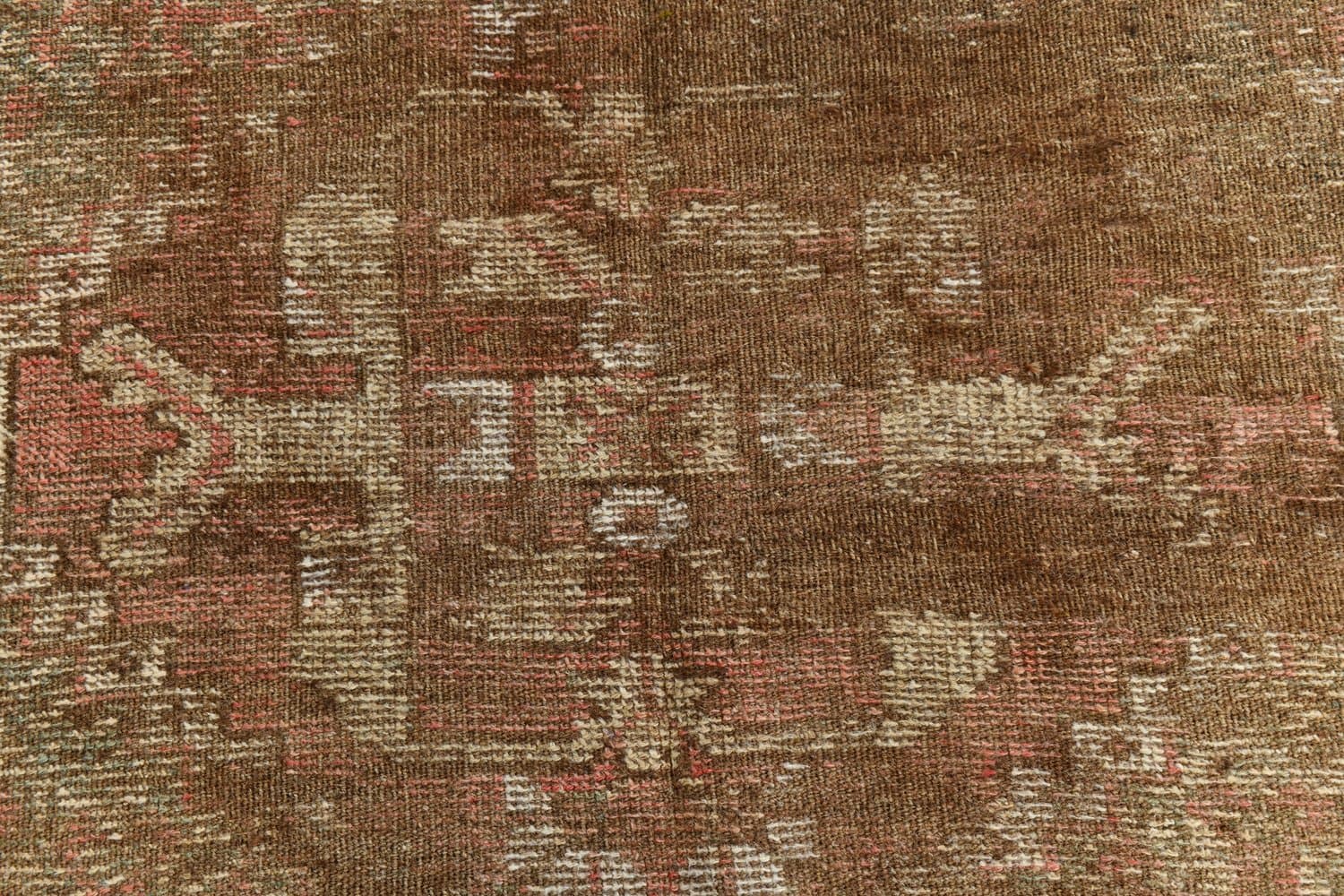 Rug 152x298 cm, brown, wool, 1960s - 215959