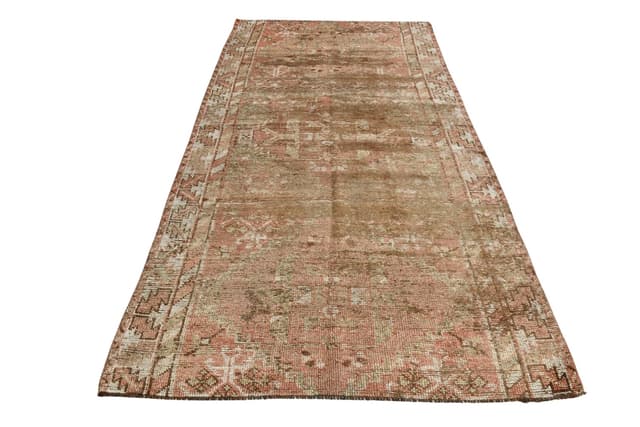 Rug 152x298 cm, brown, wool, 1960s - DIMENSION
