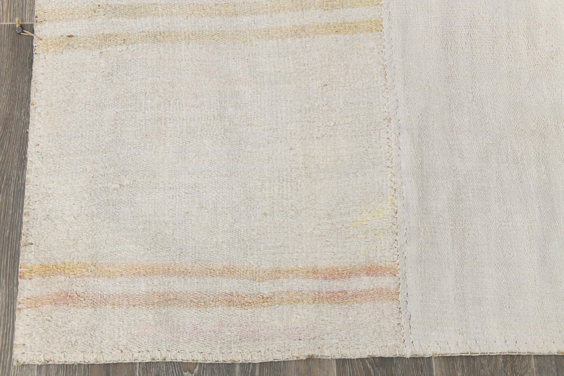 Kilim 222x307 cm, beige, hemp, 1970s - 215878