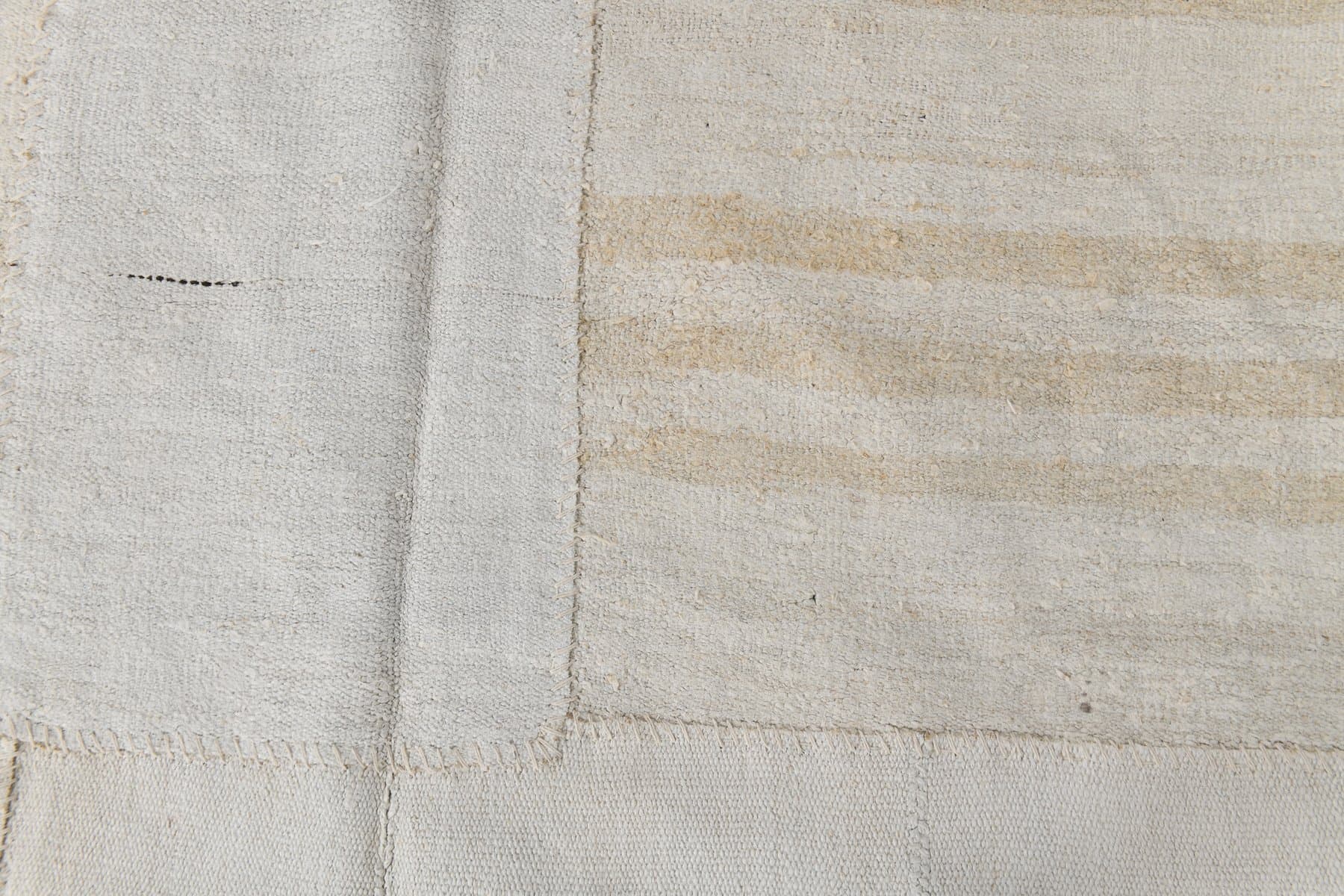 Kilim 222x307 cm, beige, hemp, 1970s - 215876