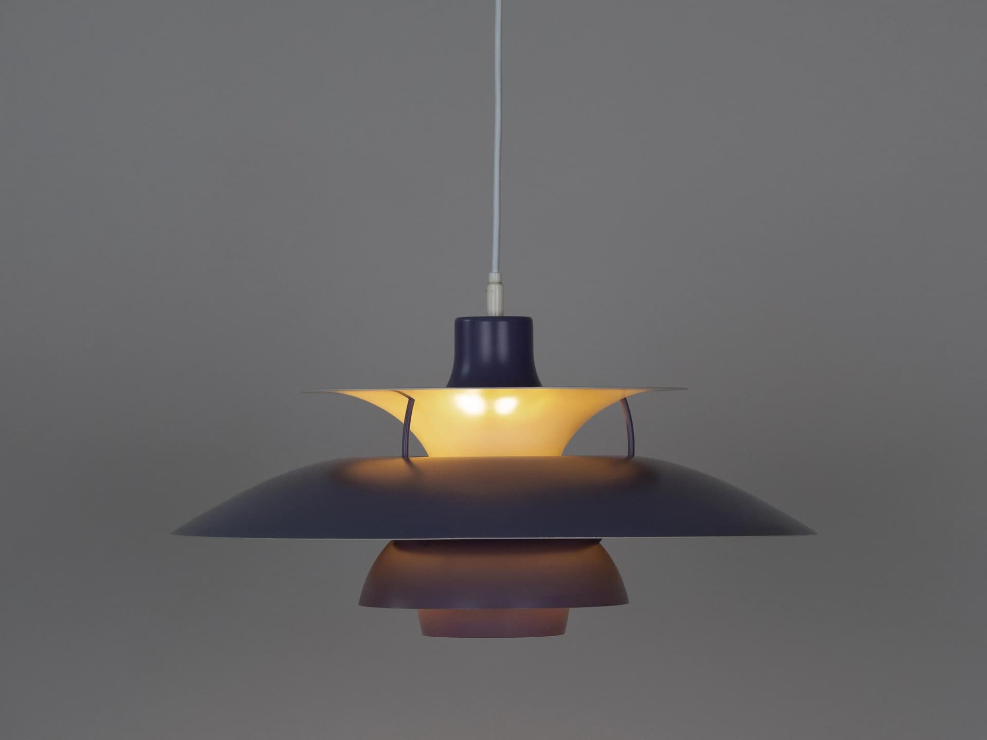 Indygo lampa wisząca PH 5, proj. P. Henningsen dla Louis Poulsen, Dania, lata 50. - 15853