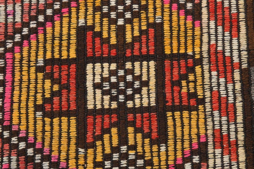 Kilim 166x278 cm, brown, wool, 1970s - 215851