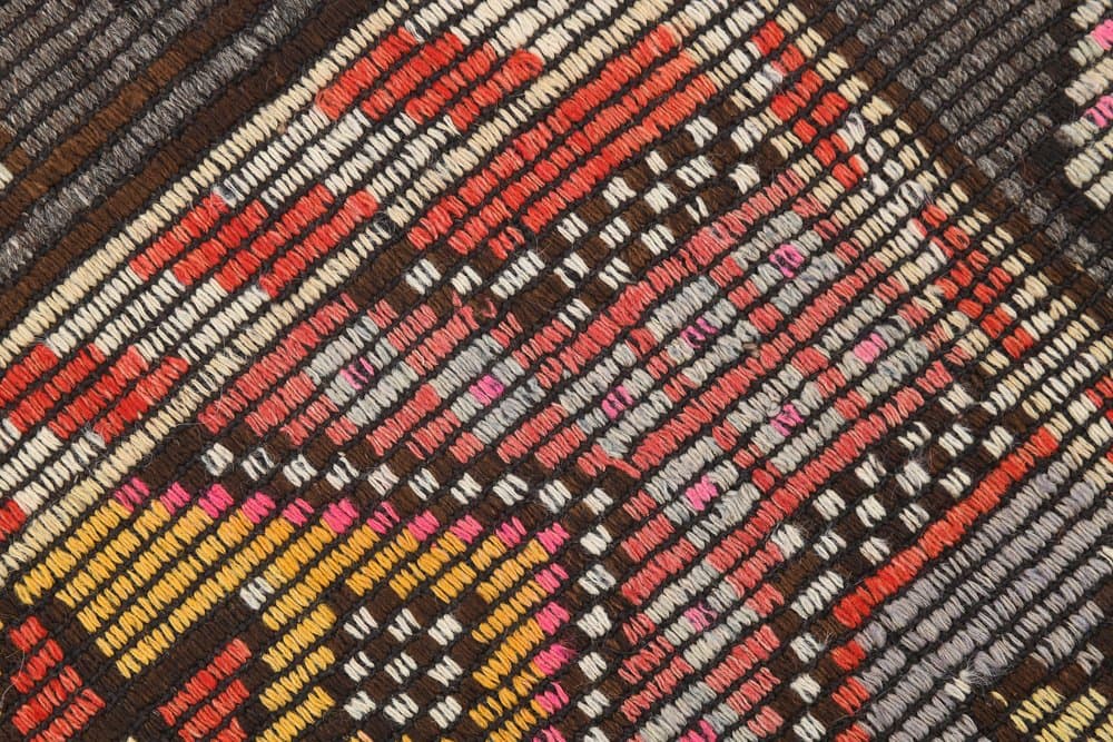 Kilim 166x278 cm, brown, wool, 1970s - 215852