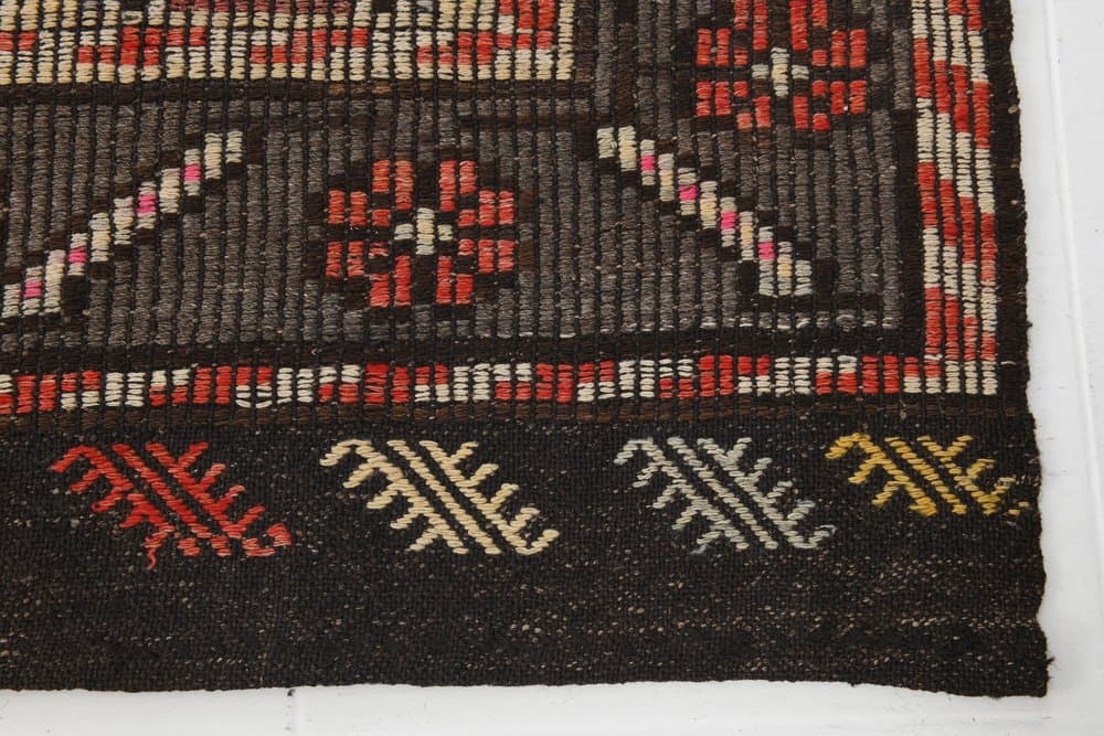 Kilim 166x278 cm, brown, wool, 1970s - 215855