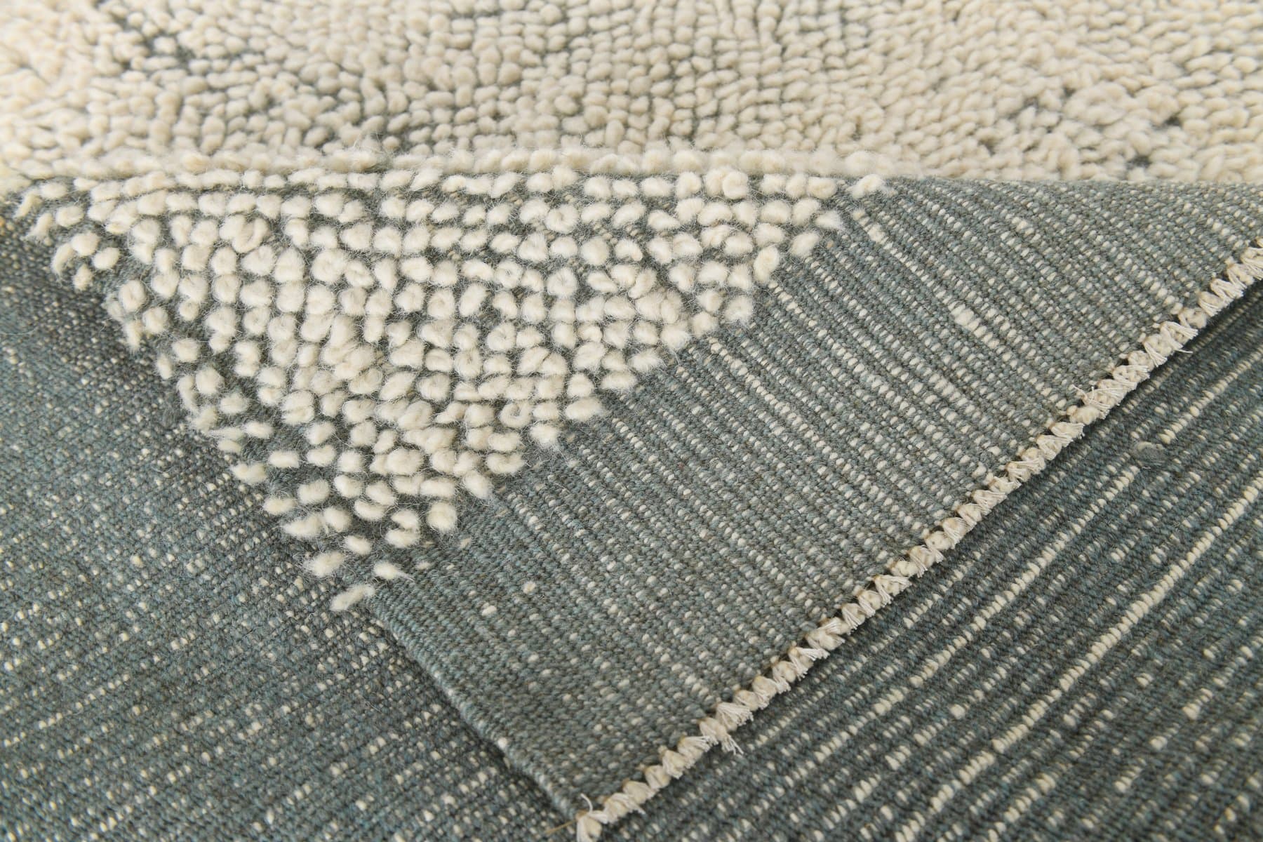 Kilim 300x200 cm, ivory, wool, 1970s - 215821