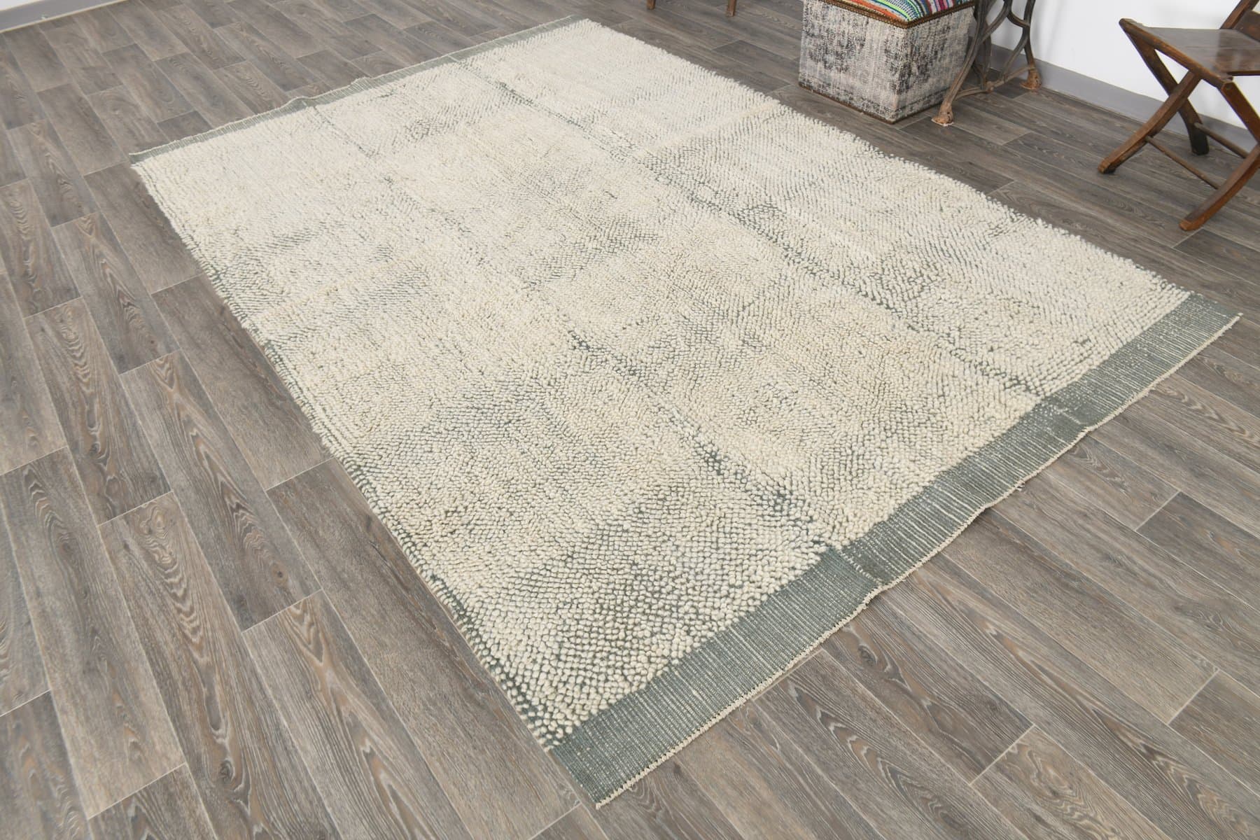 Kilim 300x200 cm, ivory, wool, 1970s - 215813