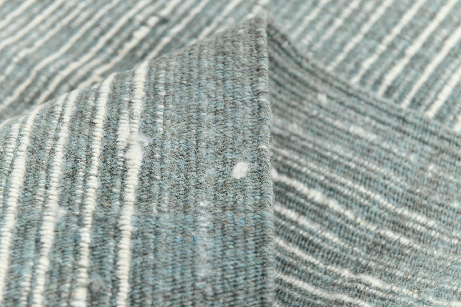 Kilim 221x135 cm, turkusowy, wełna, lata 70. - 215701