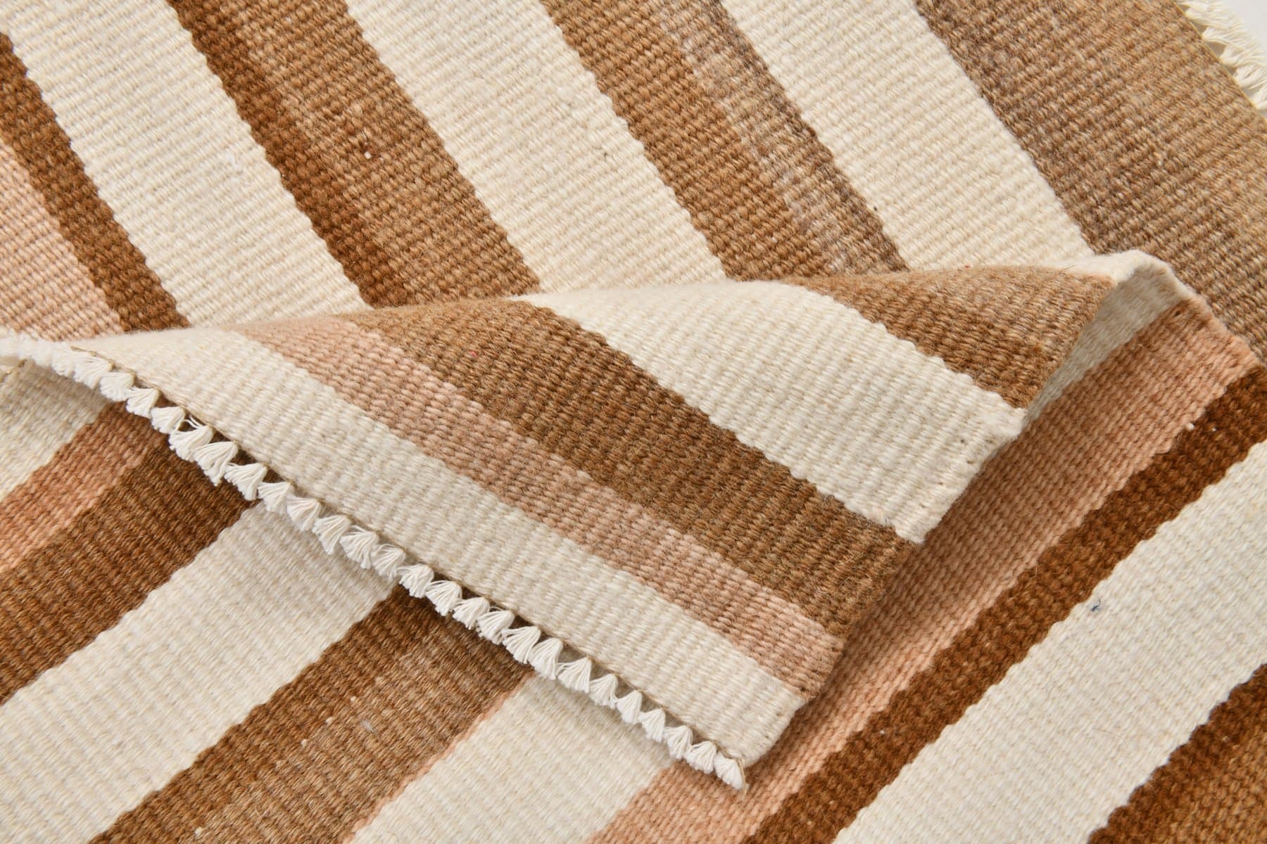 Kilim 60x73 cm, beżowy, wełna, lata 70. - 216694