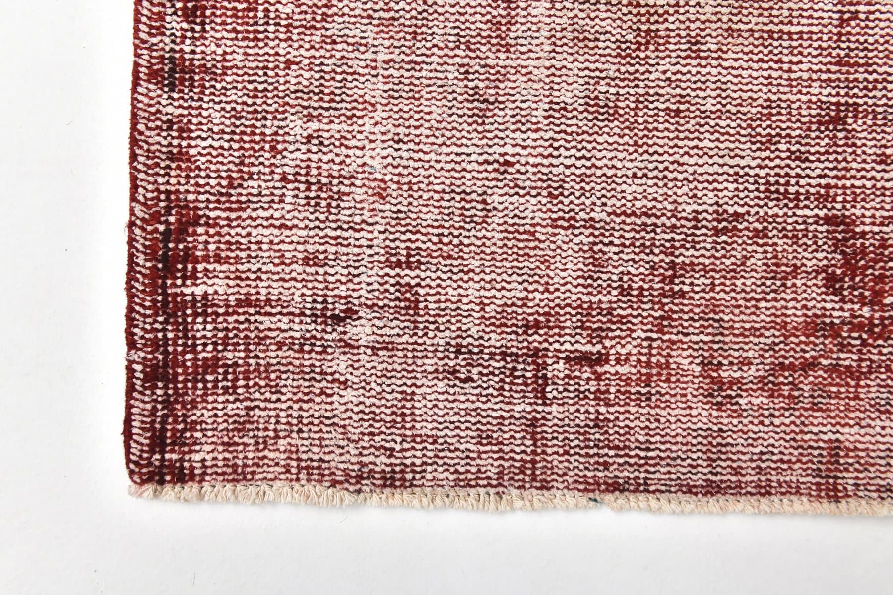 Chodnik 218x88 cm, czerwony, wełna, lata 60. - 216641