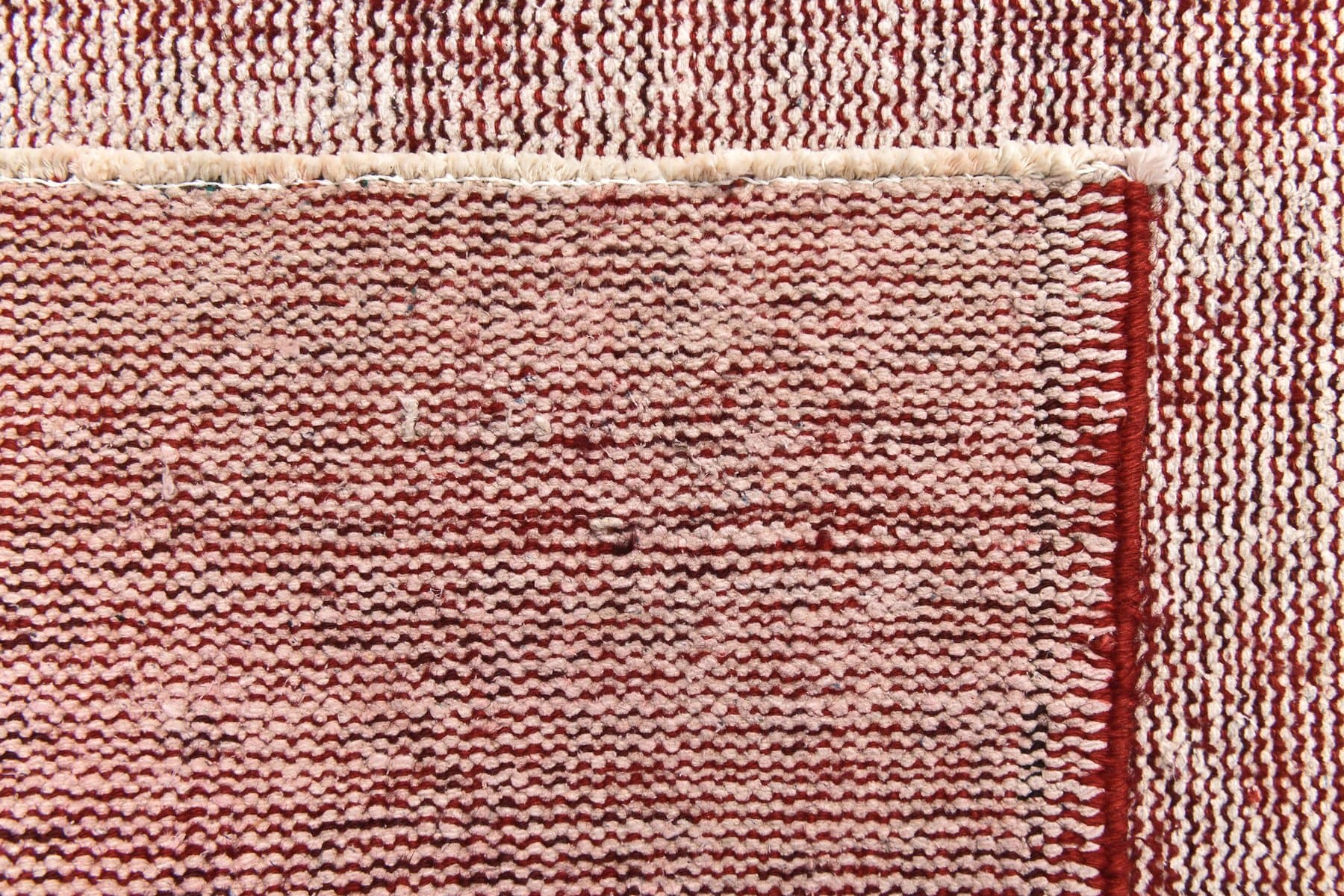 Chodnik 218x88 cm, czerwony, wełna, lata 60. - 216643