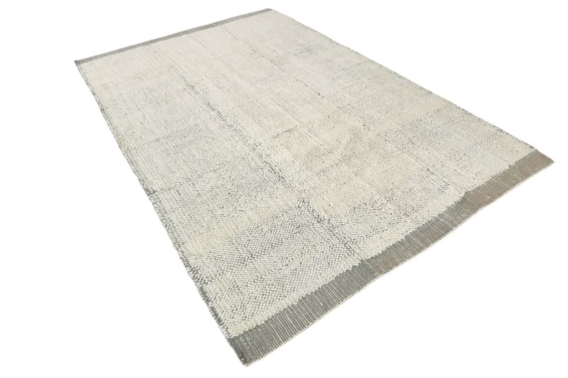 Kilim 198x307 cm, white, wool, 1970s