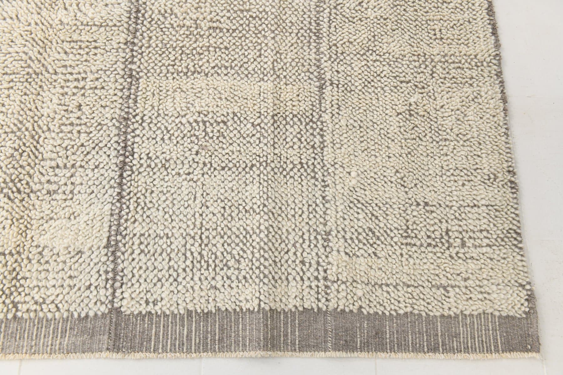 Kilim 307x255 cm, beige, wool, 1970s - 216491