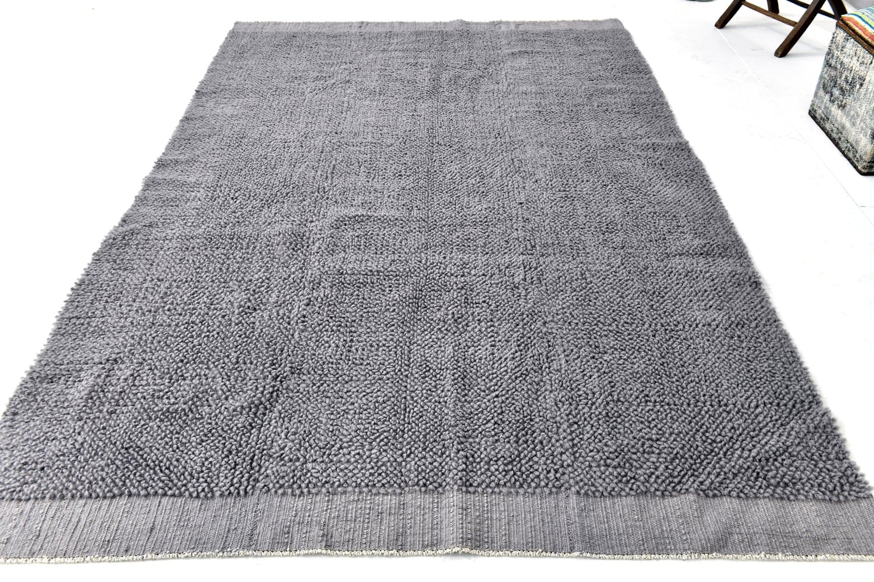 Rug 175x284 cm, grey, wool, 1990s - 216471