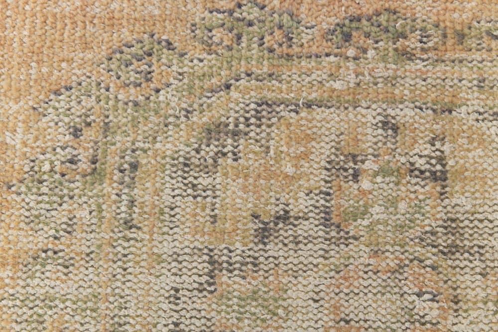 Runner 327x85 cm, orange, wool, 1970s - 216318