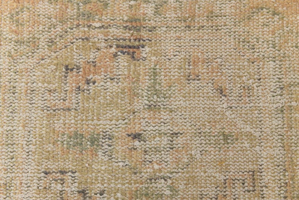 Runner 327x85 cm, orange, wool, 1970s - 216319