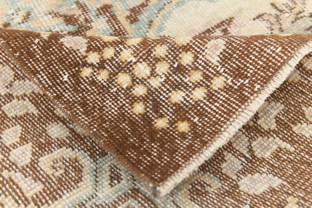 Rug 190x305 cm, beige, brown, wool, 1970s - 216262