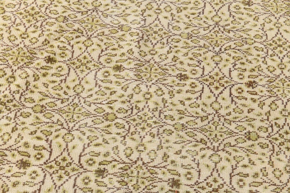 Dywan 177x318 cm, oliwkowy, wełna, lata 70. - 216230