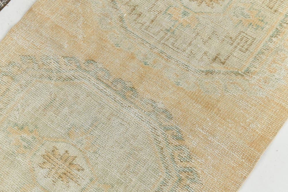 Runner 85x326 cm, beige, wool, 1960s - 216129