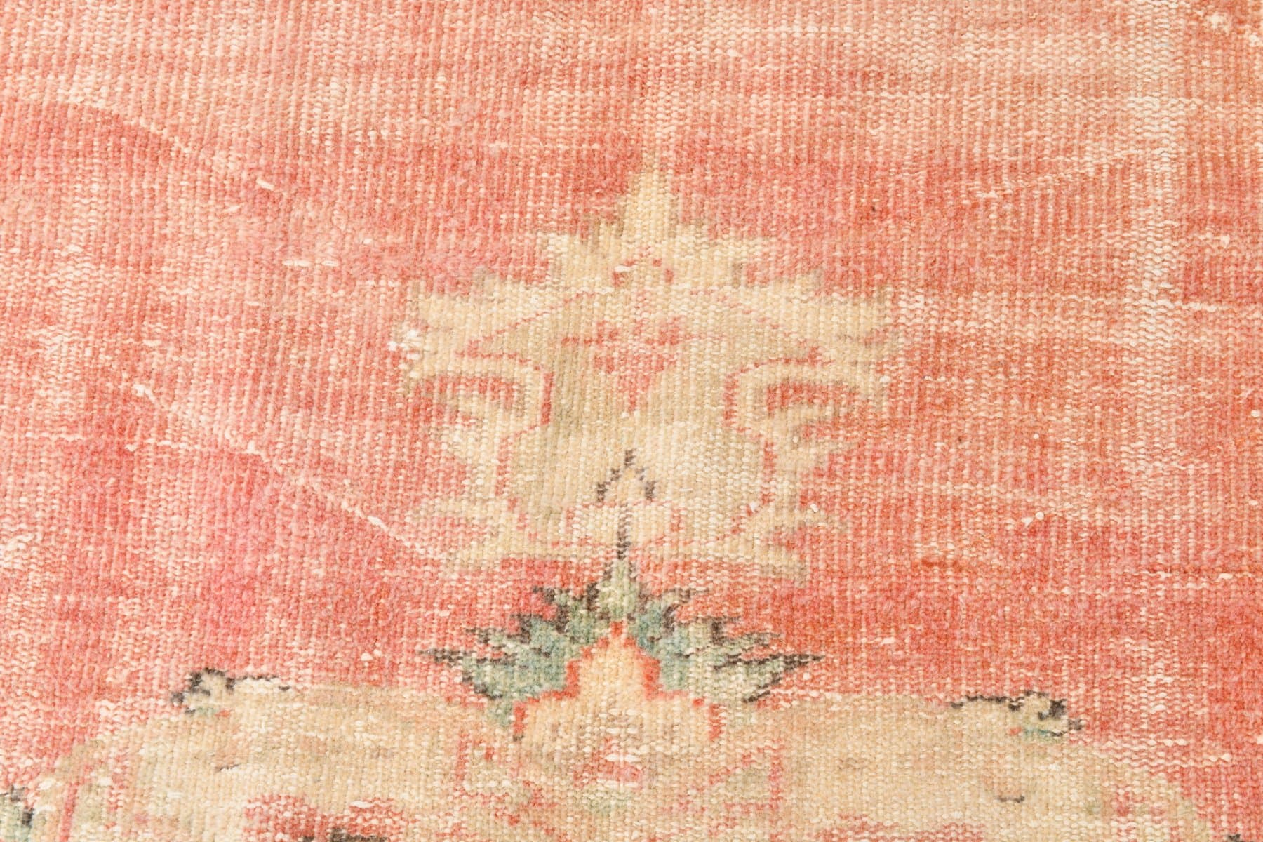 Rug 212x306 cm, pink, beige, wool, 1970s - 216120