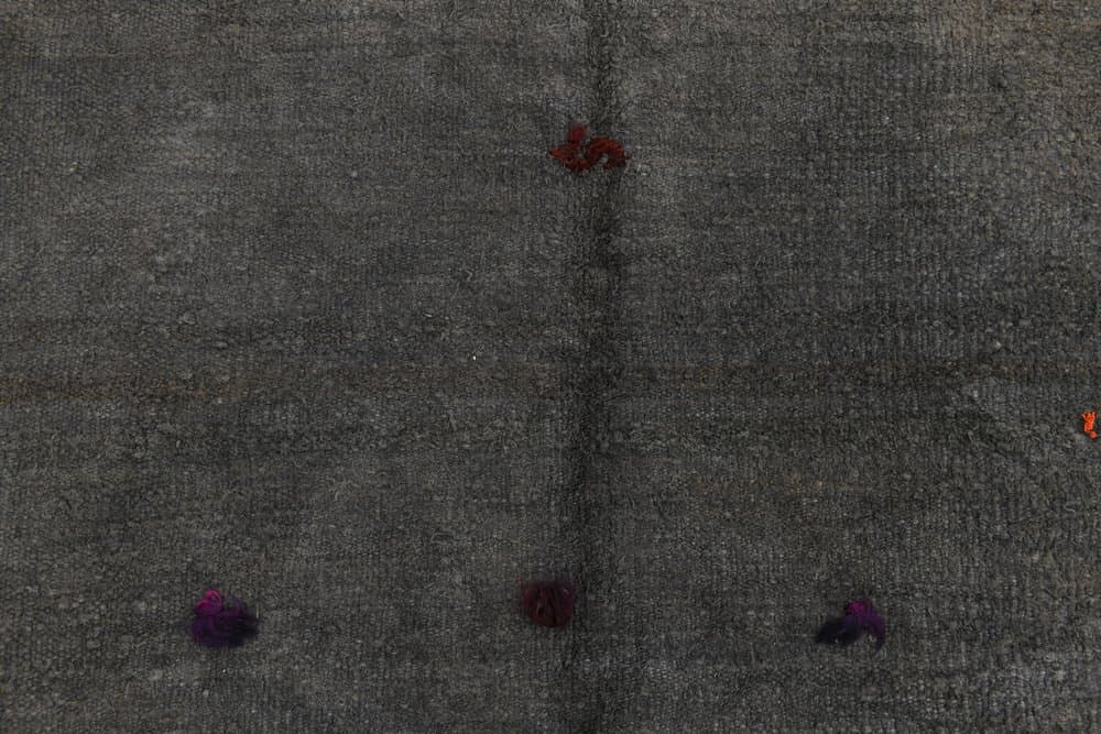 Dywan 220x310 cm, szary, konopie, lata 70. - 216794