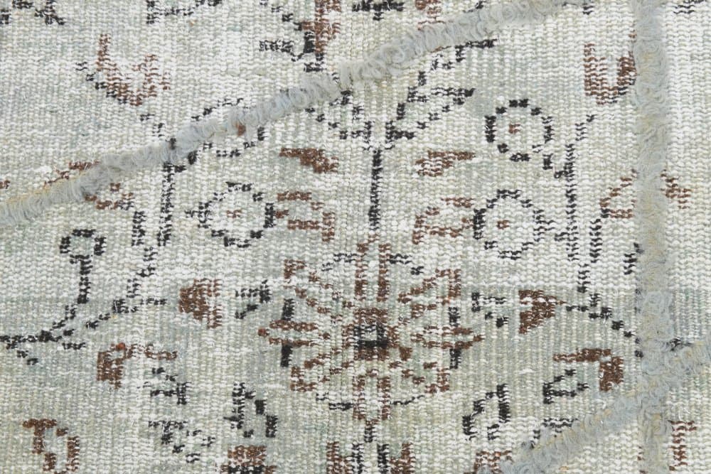 Rug 185x276 cm, grey, wool, 1970s - 216779