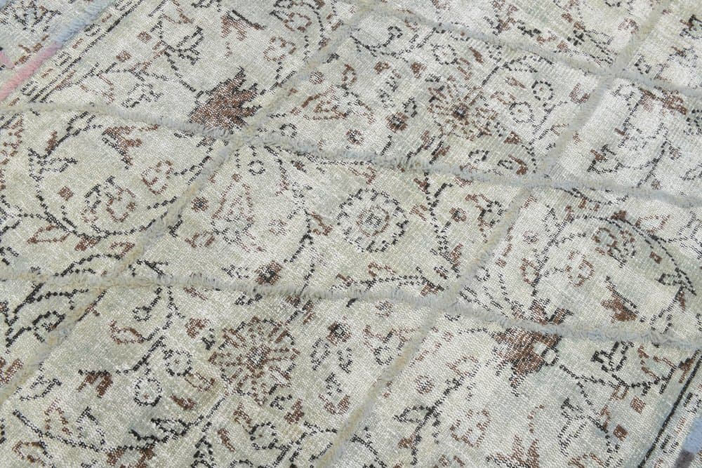 Rug 185x276 cm, grey, wool, 1970s - 216777