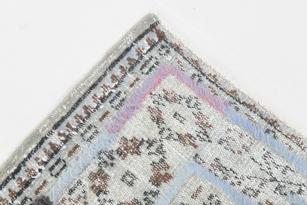 Rug 185x276 cm, grey, wool, 1970s - 216773