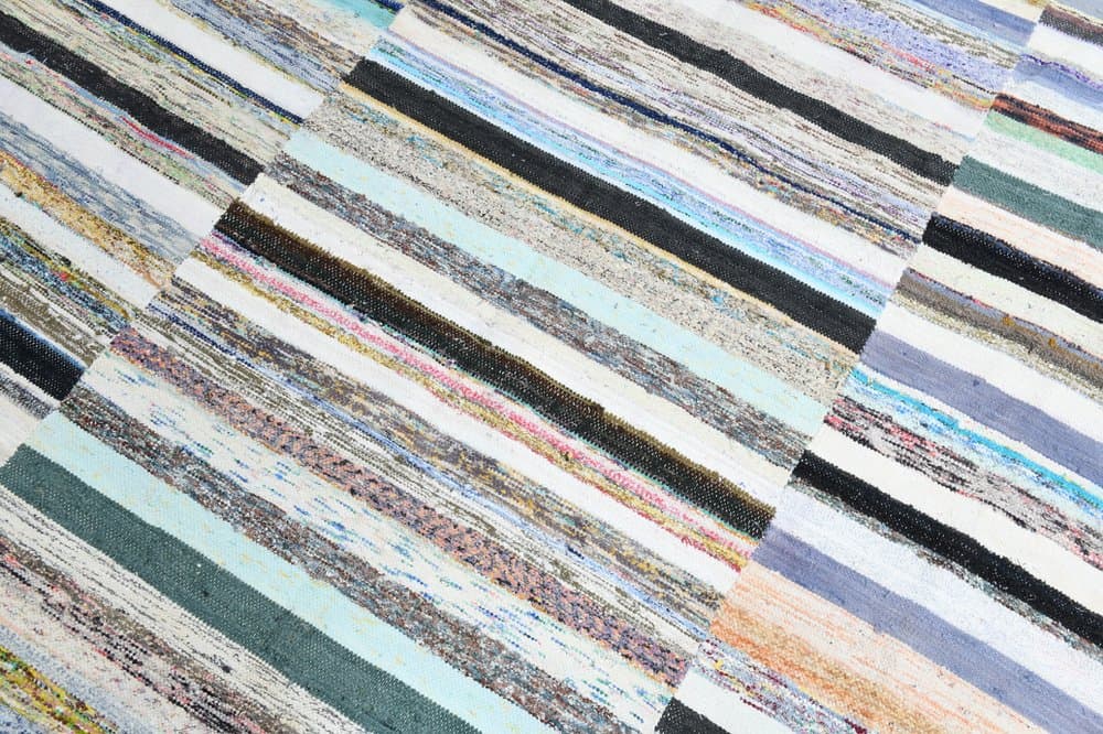 Dywan 377x280 cm, niebieski, czerwony, wełna, lata 70. - 219618