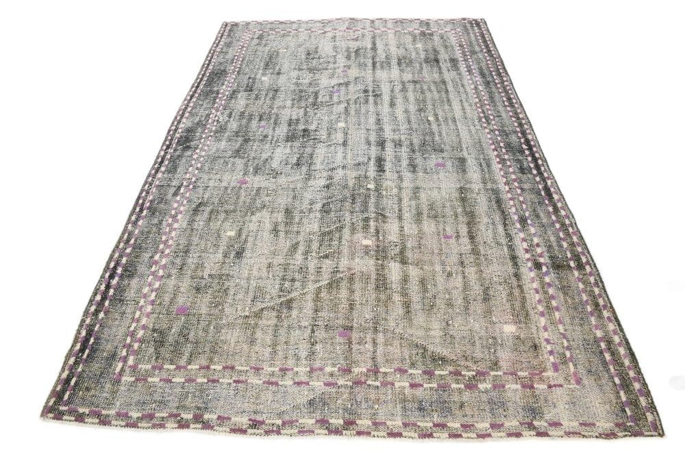 Rug 174x267 cm, grey, wool, 1970s