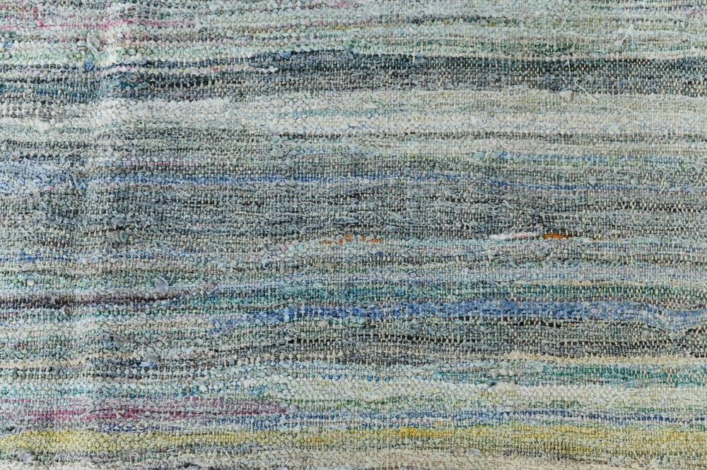 Kilim 141x312 cm, Blue, Grey, Wool, 1970s - 219522