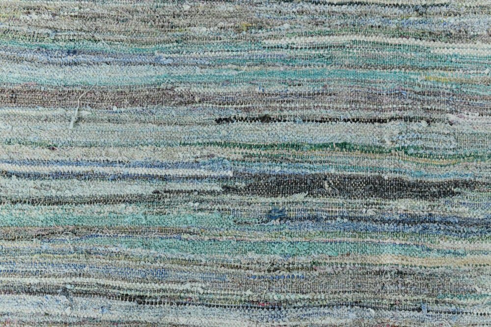 Kilim 141x312 cm, Blue, Grey, Wool, 1970s - 219532
