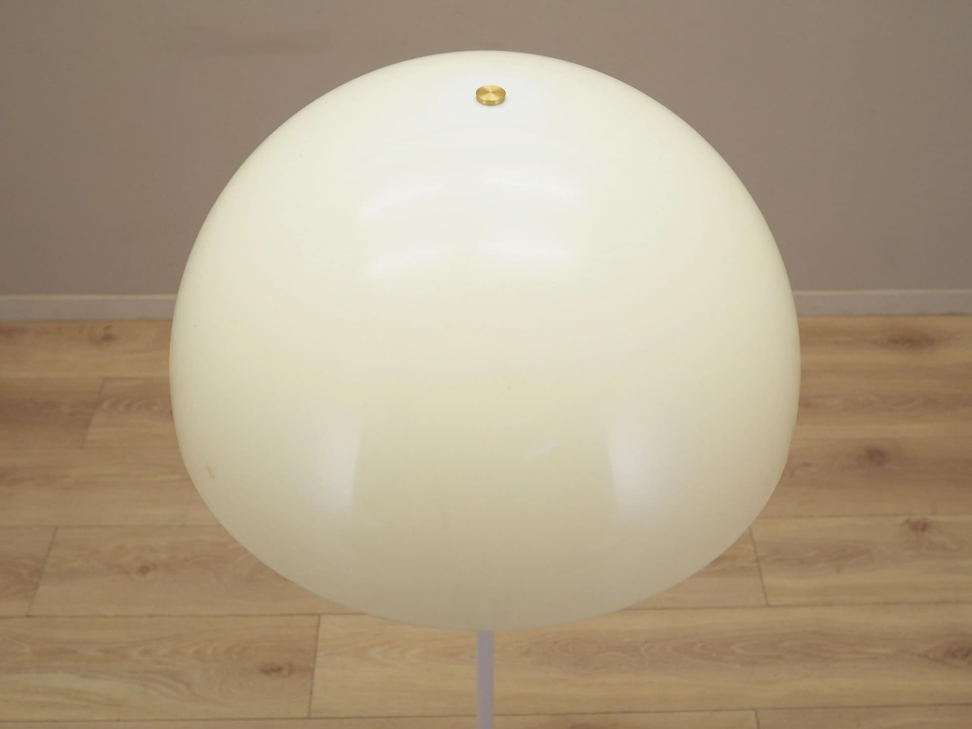 Lampa podłogowa Panthella, ivory white, metal tworzywo sztuczne, proj. V. Panton, Louis Poulsen, Dania, lata 70. - 15912